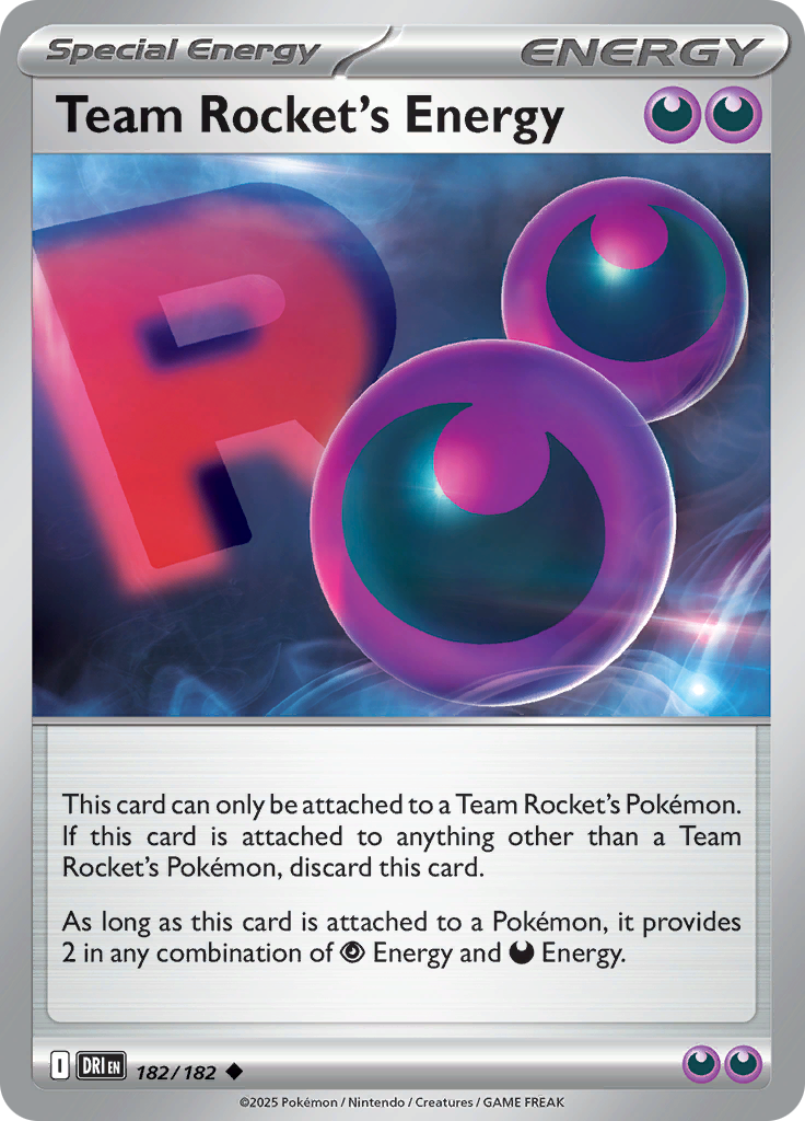 Team Rocket's Energy 182/182