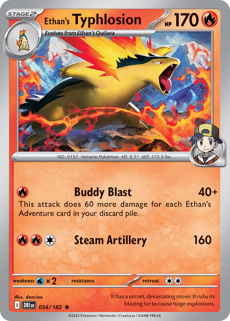 Ethan's Typhlosion 034/182