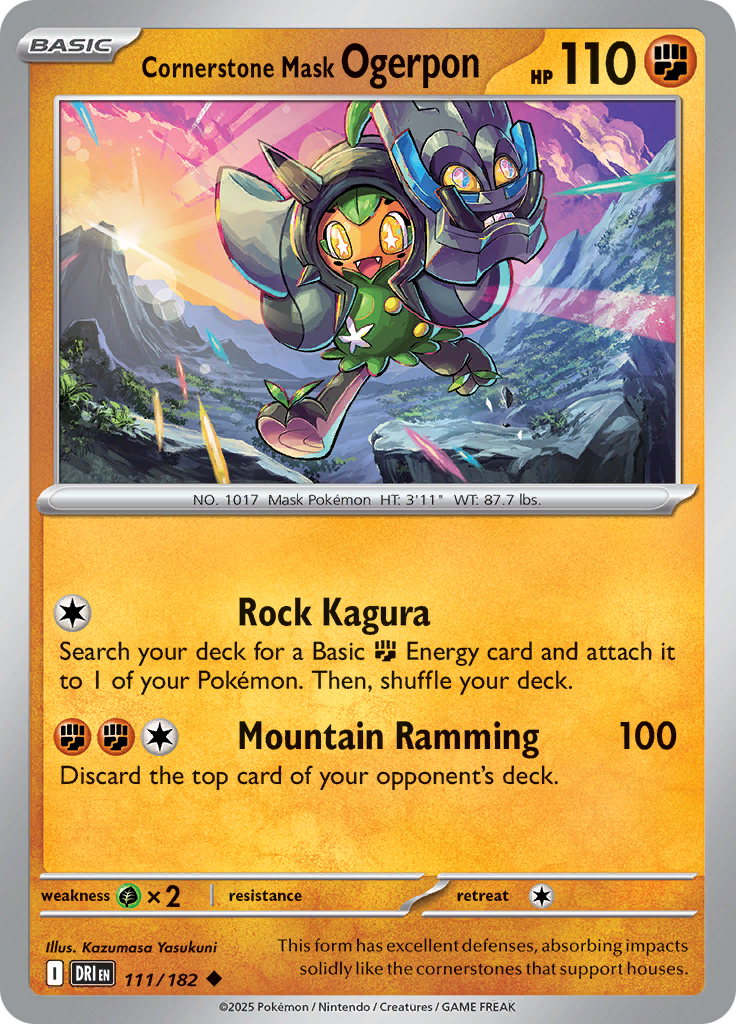 Cornerstone Mask Ogerpon 111/182