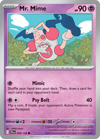Mr. Mime 058/159